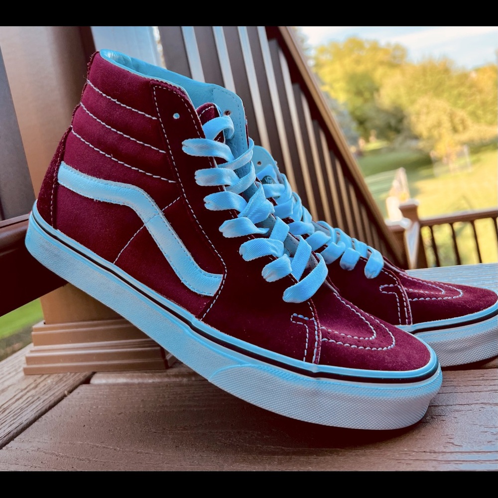 Vans Skate High in Pomegranate